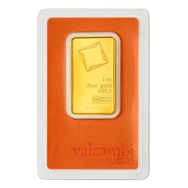 Valcambi 1oz aranyrúd