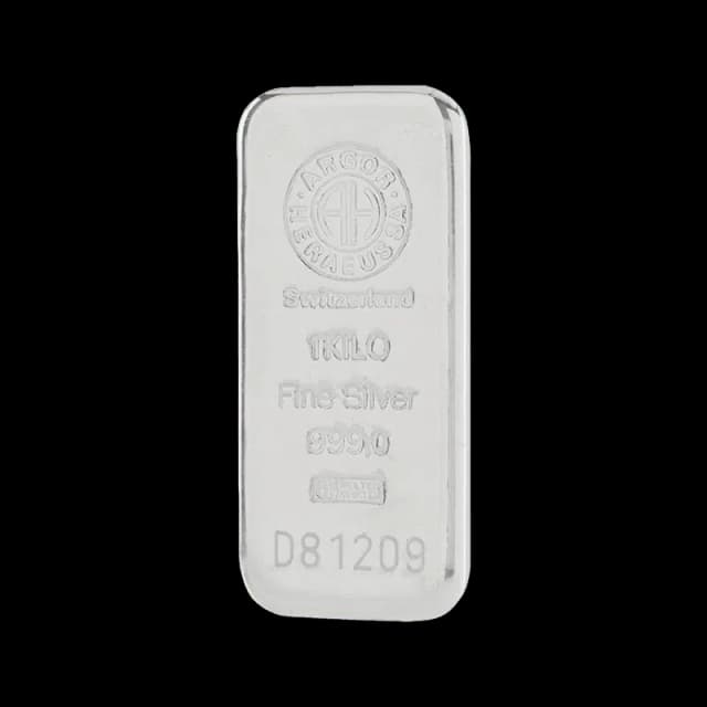 1 kg ezüstrúd - Argor-Heraeus - Goldtresor